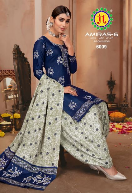 Jt Amiras 6 Designer Daily Wear Wholesale Dress Material Collection